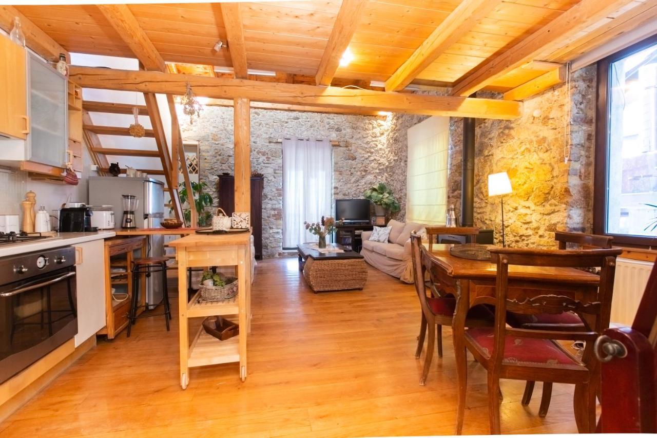 Seaview Stone Apartment In Ipsos Beach Eksteriør bilde